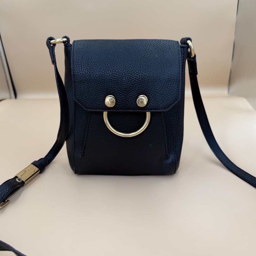 Foley + Corinna Crossbody Bag Womens Small Black Good Leather